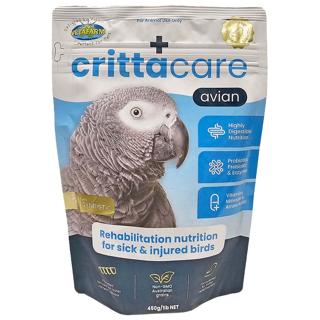 Rehabilitation nutrition for sick and injured birds