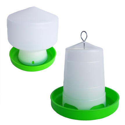 Crown 1.3L drinker and Crown 1.5kg suspension feeder set