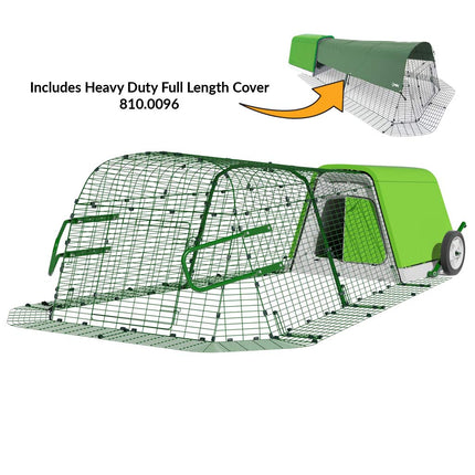 Eglu Go Cavy Hutch 2m run, wheels, handles and heavy duty full length cover 810.0096