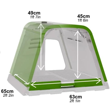 Dimensions for the Omlet Eglu Go House