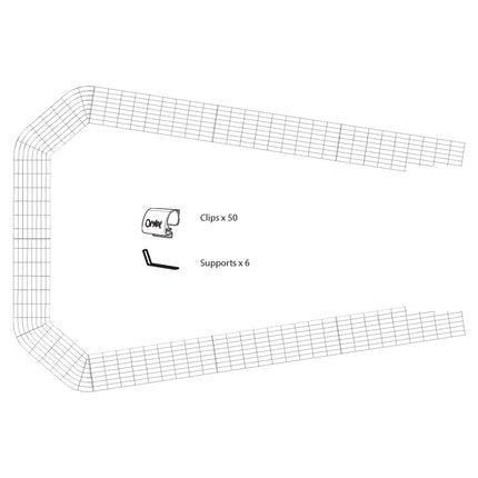 Eglu Go Skirt clips and supports