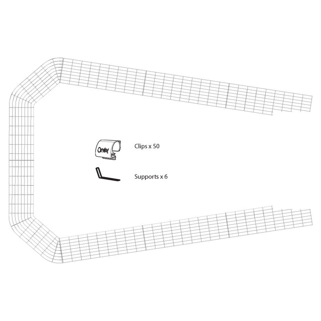 Eglu Go Skirt clips and supports