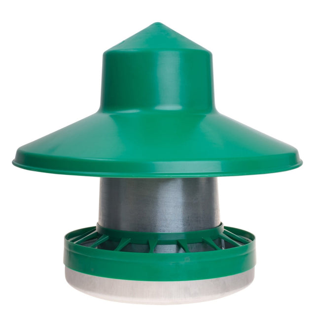 Euro 10kg Poultry Feeder with Rain Hat