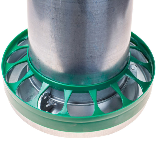 Euro 10kg Poultry Feeder with Rain Hat