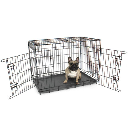 Fido Classic Crate | Folding, Twin Door Dog Crate 36