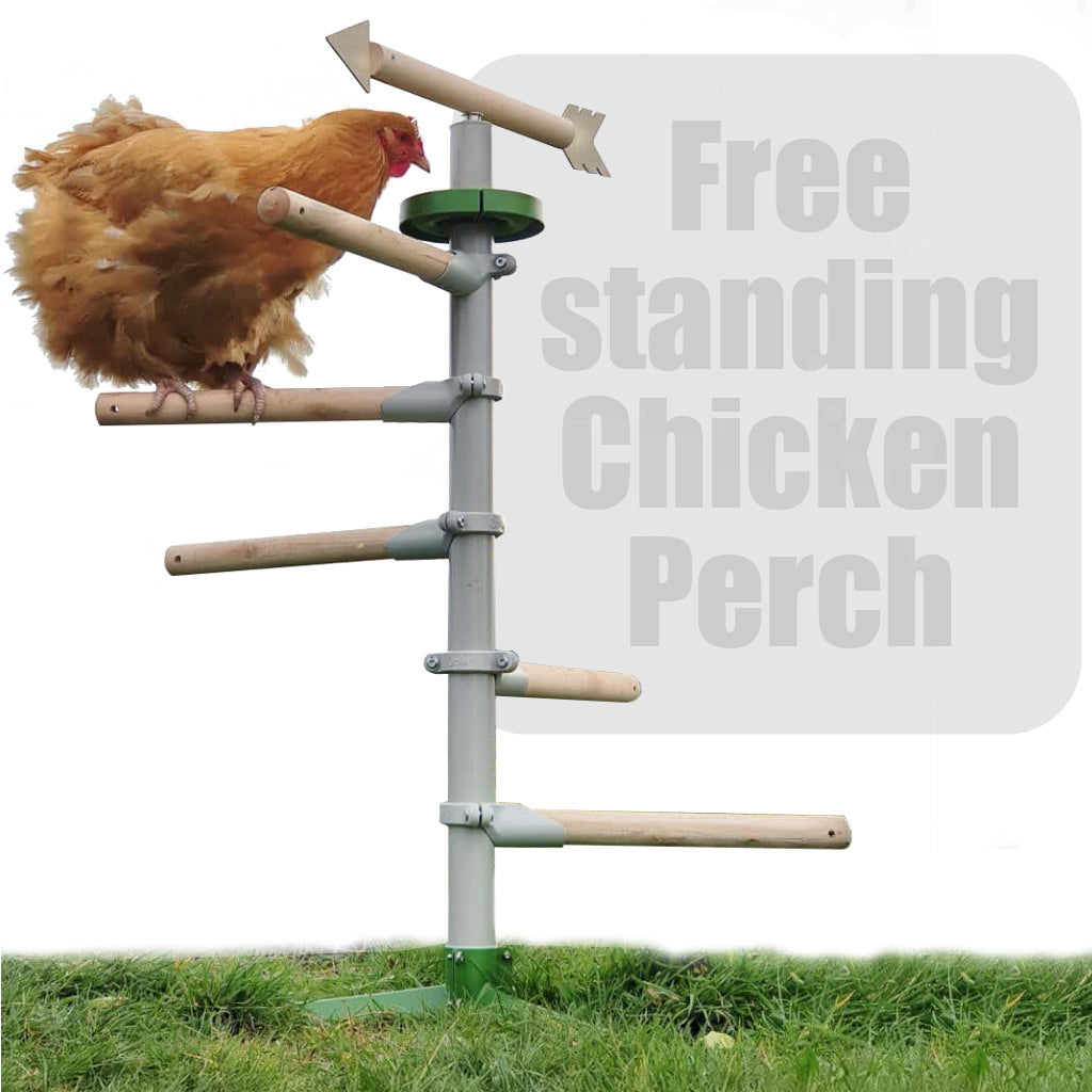 Outdoor freestanding chicken perch moveable
