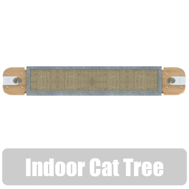 Freestyle Cat Tree Indoor Bamboo Bridge with Sisal Scratching Wrap includes brackets