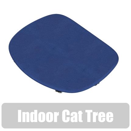 Freestyle Cat Tree Indoor Blue Woven Cushion for Bamboo Platform