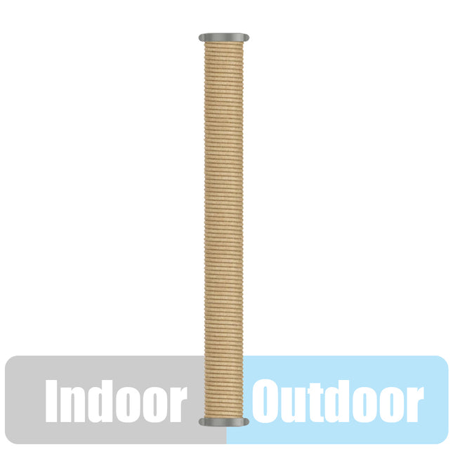 Freestyle Cat Tree Indoor and Outdoor Sisal Scratching Rope Kit for Vertical Pole BASE