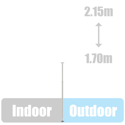 Freestyle Cat Tree Indoor and Outdoor Vertical Pole Kit 1.70m to 2.15m