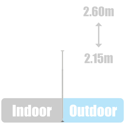 Freestyle Cat Tree Indoor and Outdoor Vertical Pole Kit 2.15m to 2.60m