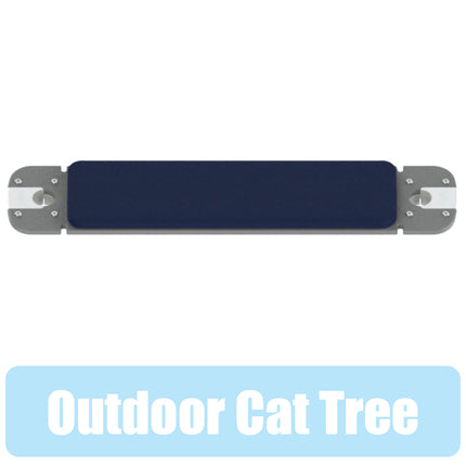 Freestyle Cat Tree Outdoor Plastic Bridge with Blue Cushion includes brackets