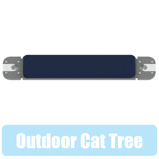 Freestyle Cat Tree Outdoor Plastic Bridge with Blue Cushion includes brackets