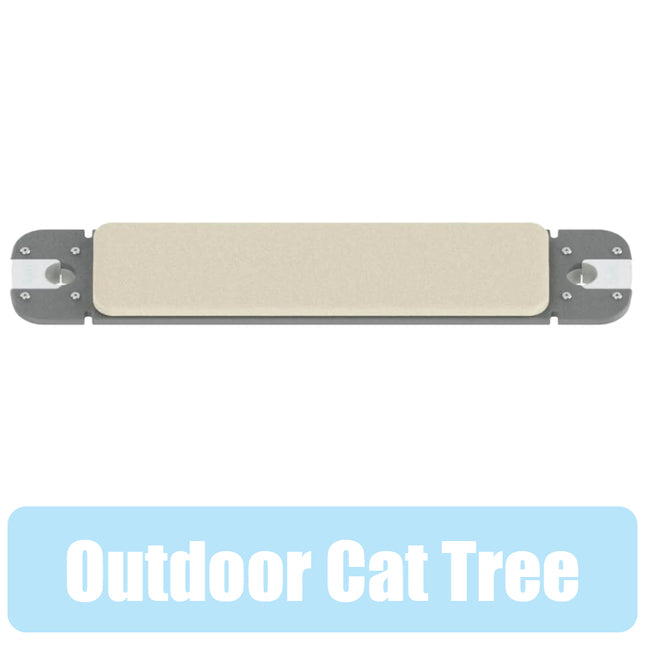 Freestyle Cat Tree Outdoor Plastic Bridge with Cream Cushion includes brackets