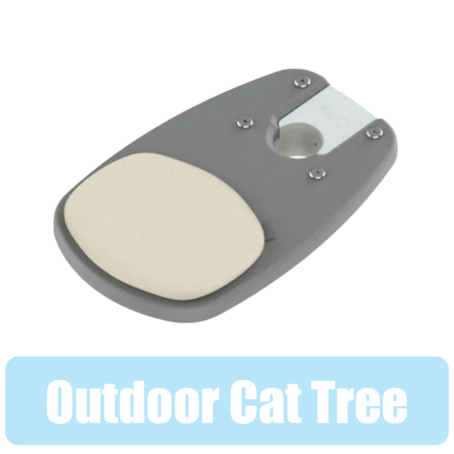 Freestyle Cat Tree Outdoor Plastic Step with Cream Cushion includes bracket