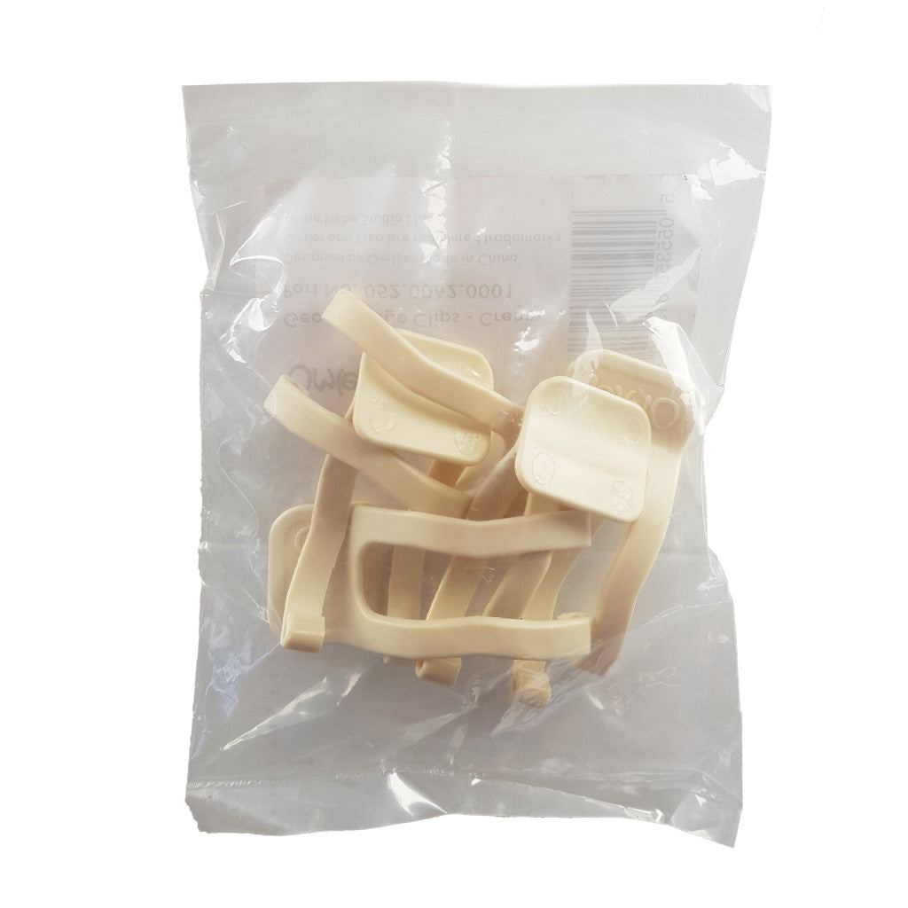 Geo Bird Cage | Replacement Pack of Cream Cage Clips