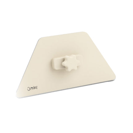 Geo Bird Mirror Half Hexagon back detail with easy-turn fixing