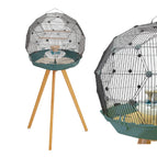 BLACK wire with TEAL base