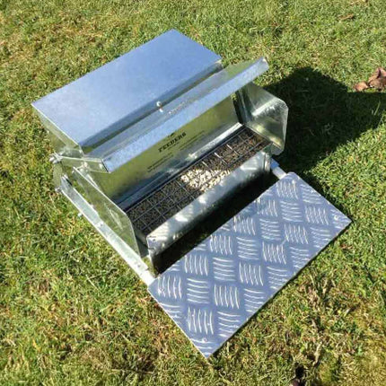 Save time, money and reduce waste with a Grandpas Automatic Chicken Feeder.