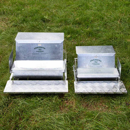 Select the size that works best for your flock: large and standard