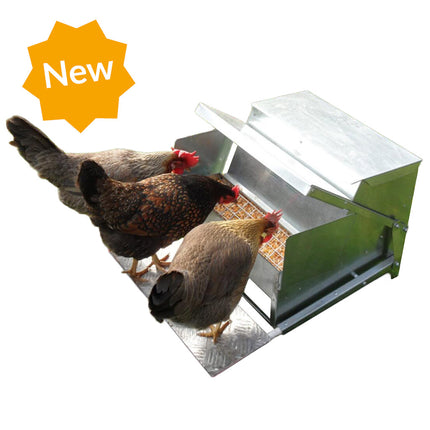 Best selling Grandpas Automatic Chicken Feeder: No waste and saves money.