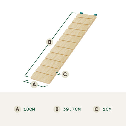 Omlet Habitat Tunnel to Habitat Cage Connection Kit ramp dimensions