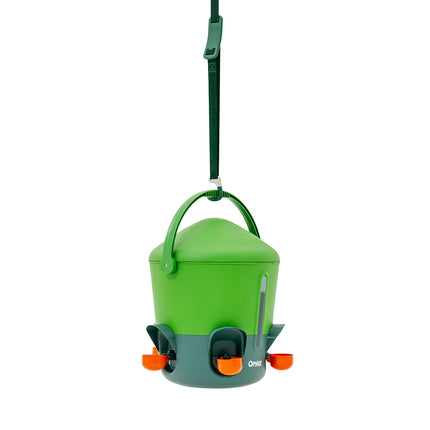 Adjustable hanger for Omlet No Waste Chicken Feeders and Insulated Chicken Drinkers