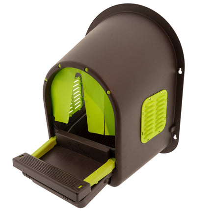My Cosy Nest roll-away nesting box easy to install and ready in minutes