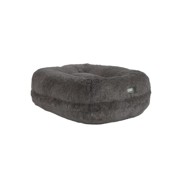 Maya Donut Cat Bed | Early Grey