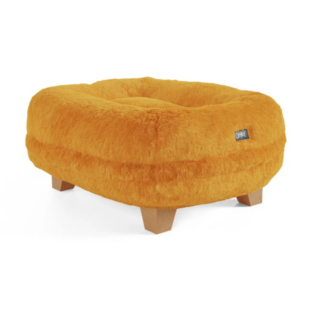 Maya Donut Cat Bed Butterscotch Yellow