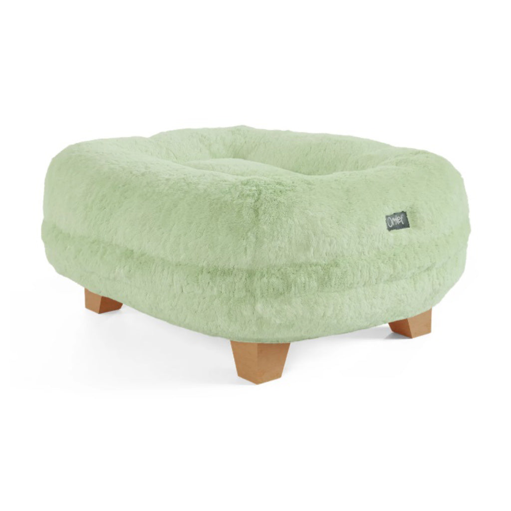Maya Donut Cat Bed Mint Green