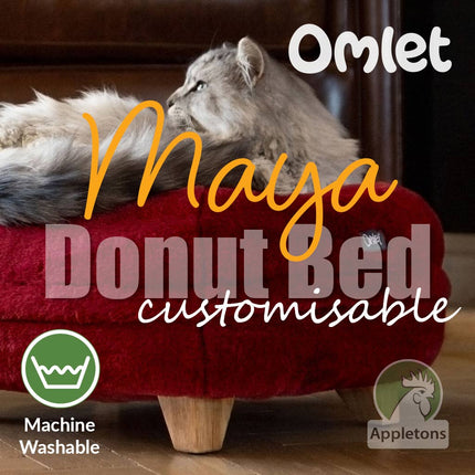 Omlet Maya Donut Cat Bed