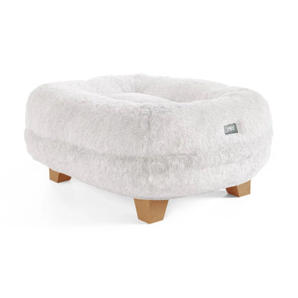 Maya Donut Cat Bed Snowball White