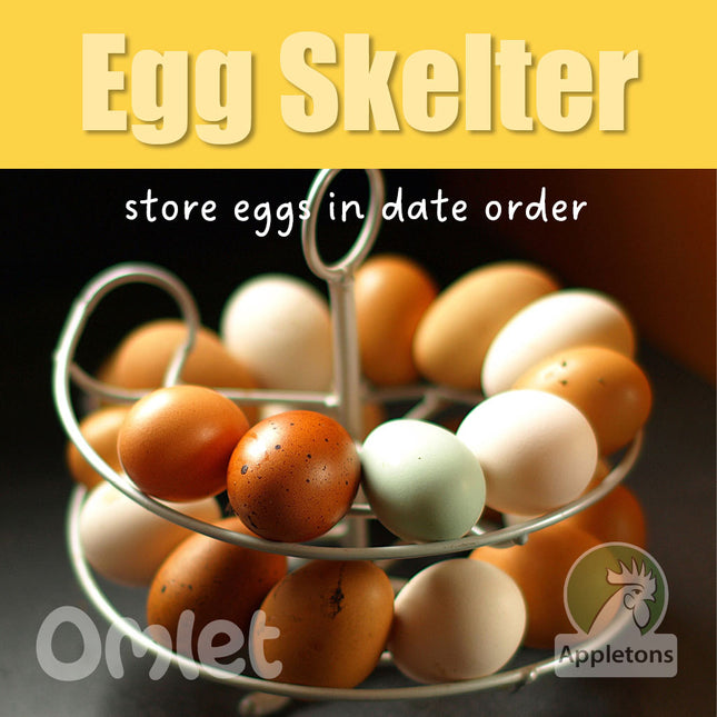 Store your eggs in date order with an Omlet Egg Skelter