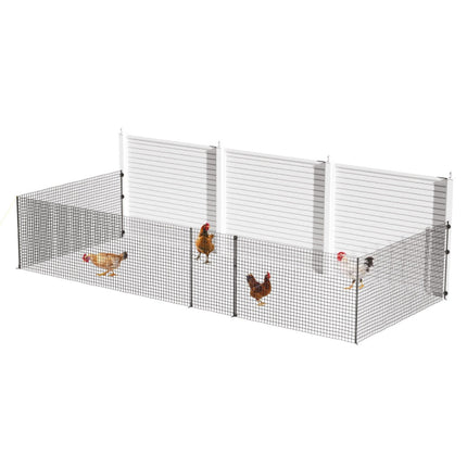 Join your Omlet chicken fencing to a wall or walk-in chicken run with an Omlet wall connection kit