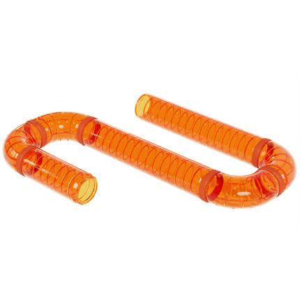 Omlet Habitat Tunnel Kit the all orange adventure playground for pet mice