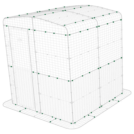 Omlet Mighty Clip C on Omlet Double Height Walk-In Run