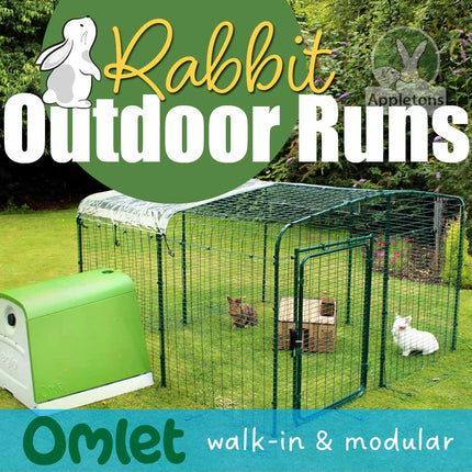 Omlet Outdoor Pet Run for Rabbits & Guinea Pigs