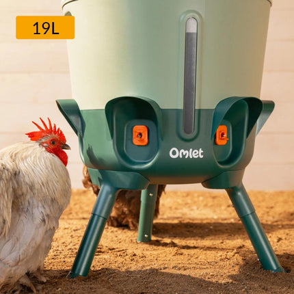 Omlet insulated stay clean chicken drinker 19L capacity