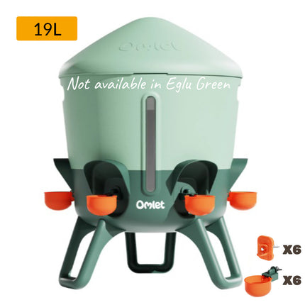 Omlet insulted stay clean chicken drinker 19 litre capacity 