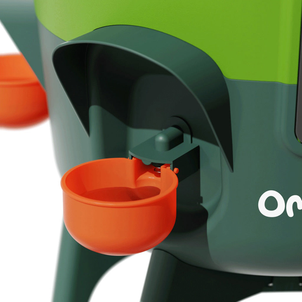 Omlet insulated chicken waterer with drinker cups