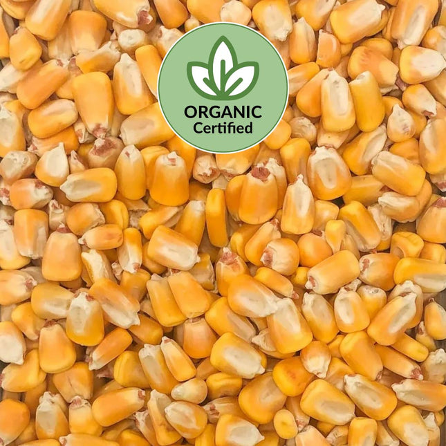 Organic certified maize available at Appletons