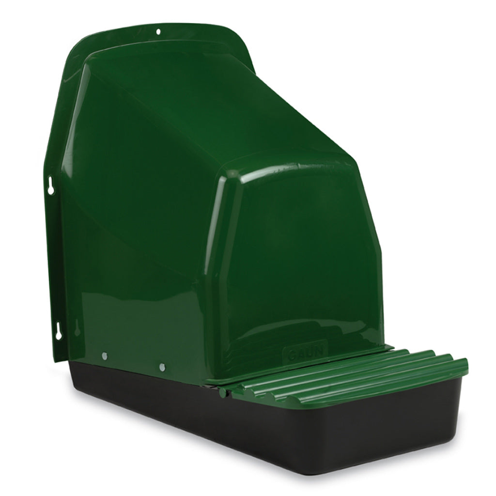 Outdoor enclosed plastic laying nest with roll away design for easy egg collection