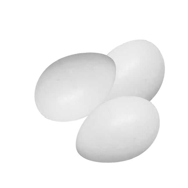 Plastic Hens Eggs (A Trio)