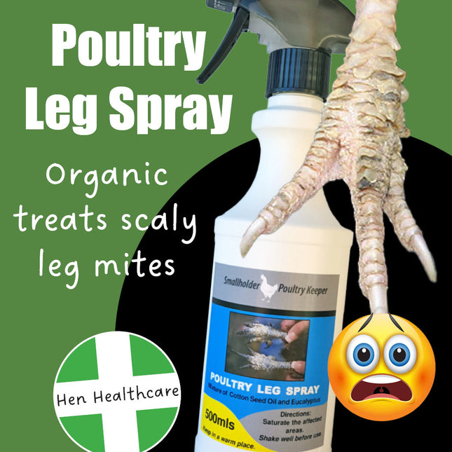 Poultry Leg Spray for scaly leg mite