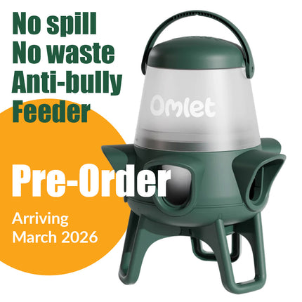 Pre-order your Omlet no waste chicken feeder today