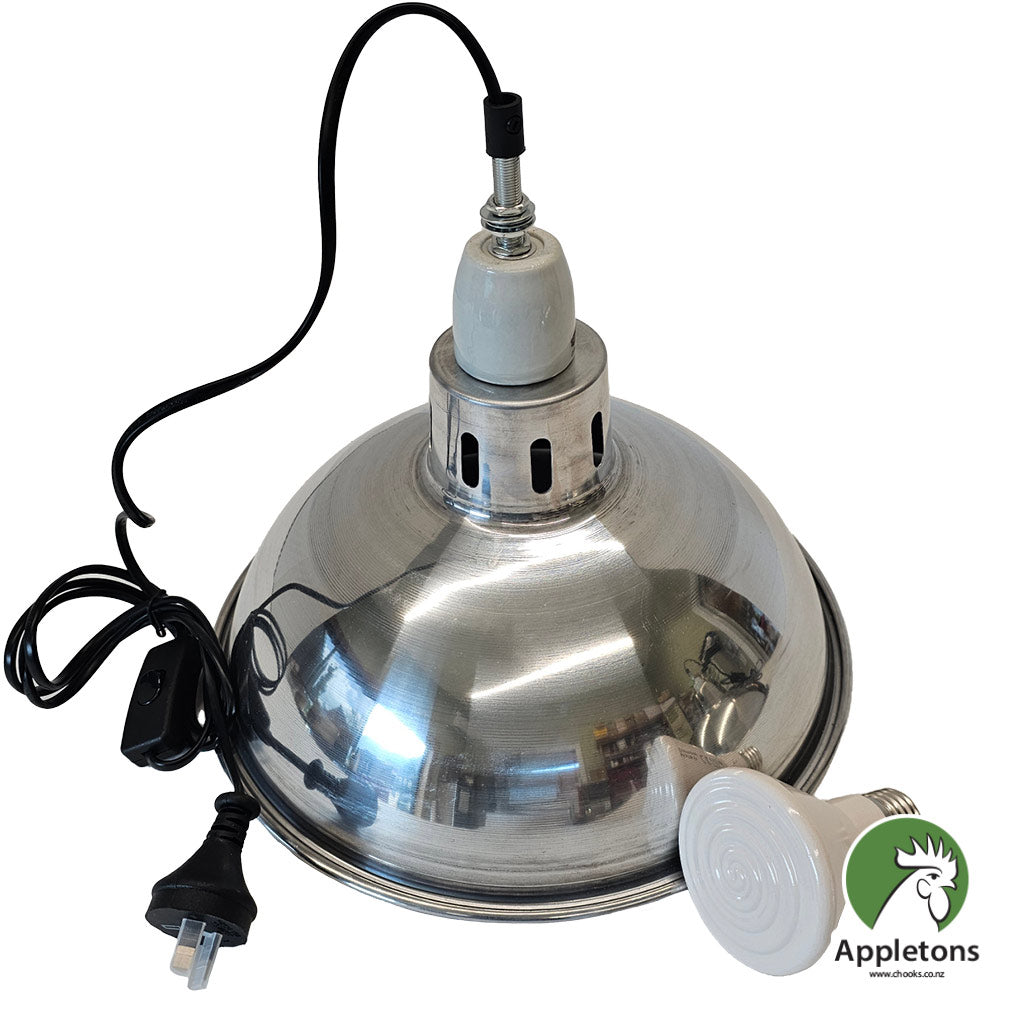 Appletons 30cm Radiant Heat Lamp Set with Ceramic Heat Emitter