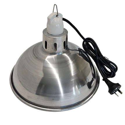 Economical small radiant heat lamp with 30cm diameter reflector
