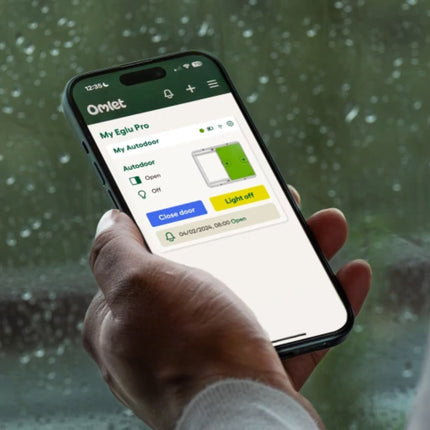 Smart Control Panel for Omlet Autodoor lets you check your coop door from your phone