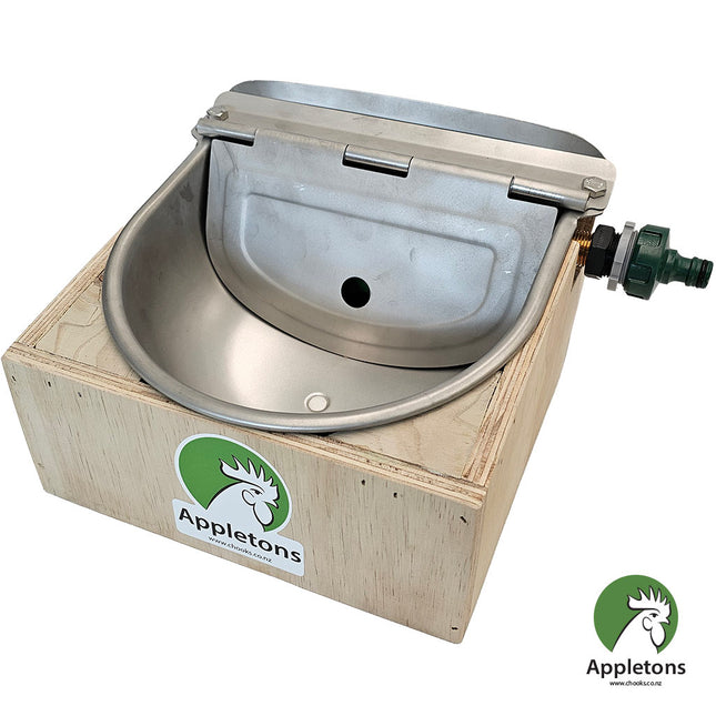 Supreme stainless heavy-duty brass float in box bowl drinker 3.75L